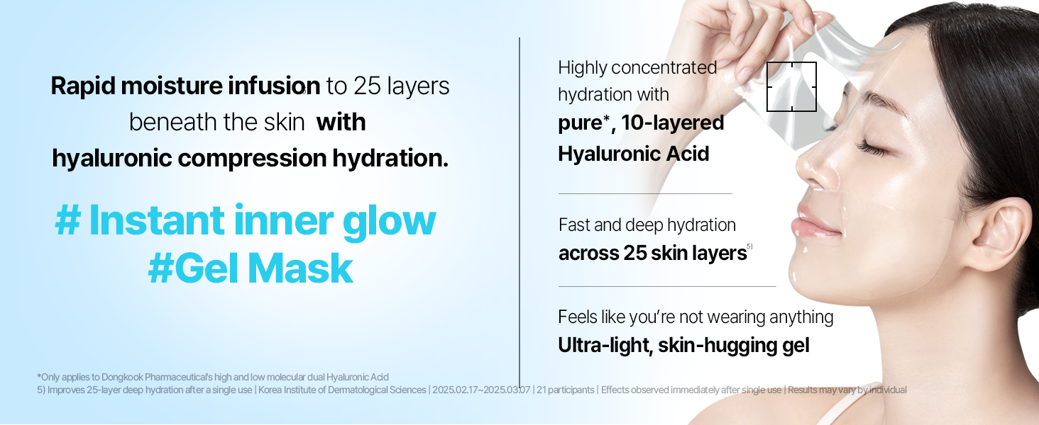 Madeca Lab Hyal Waterfull Glow Gel Mask 5ea – Centellian24